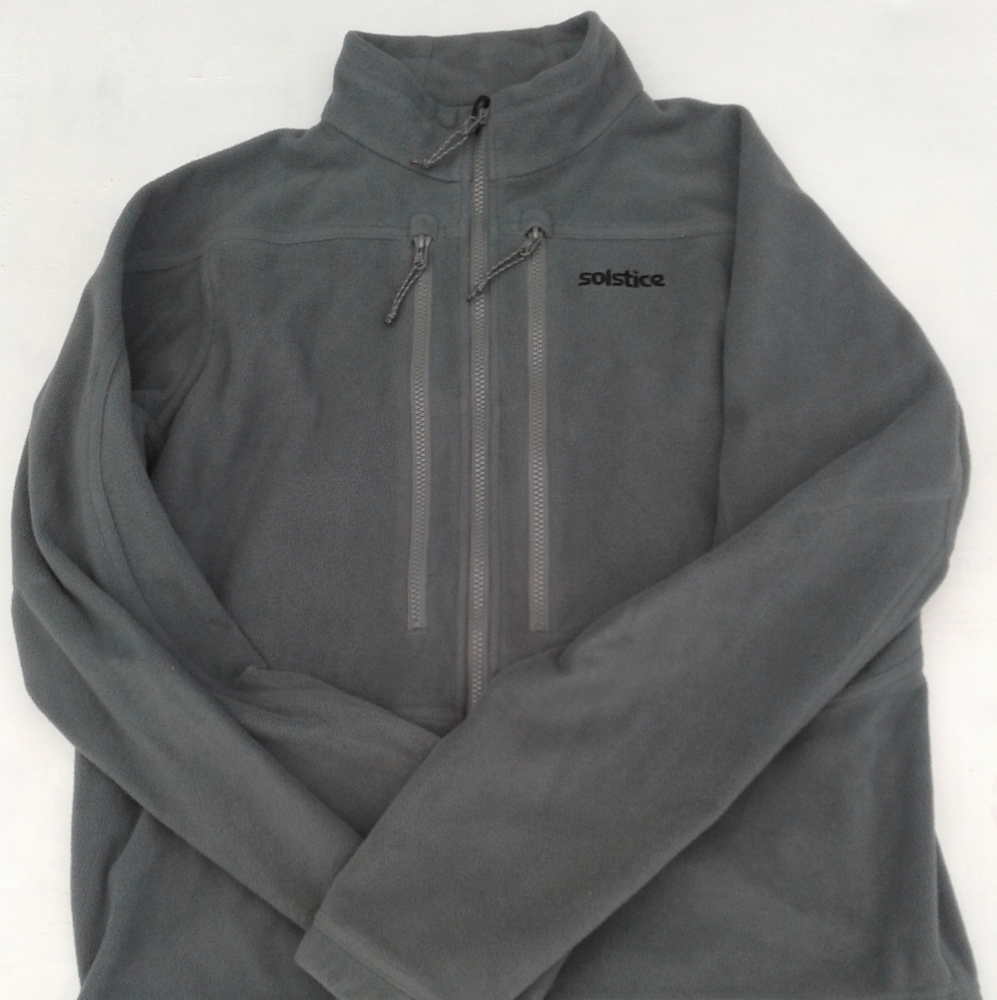 Solstice men's zip up fleece jacket